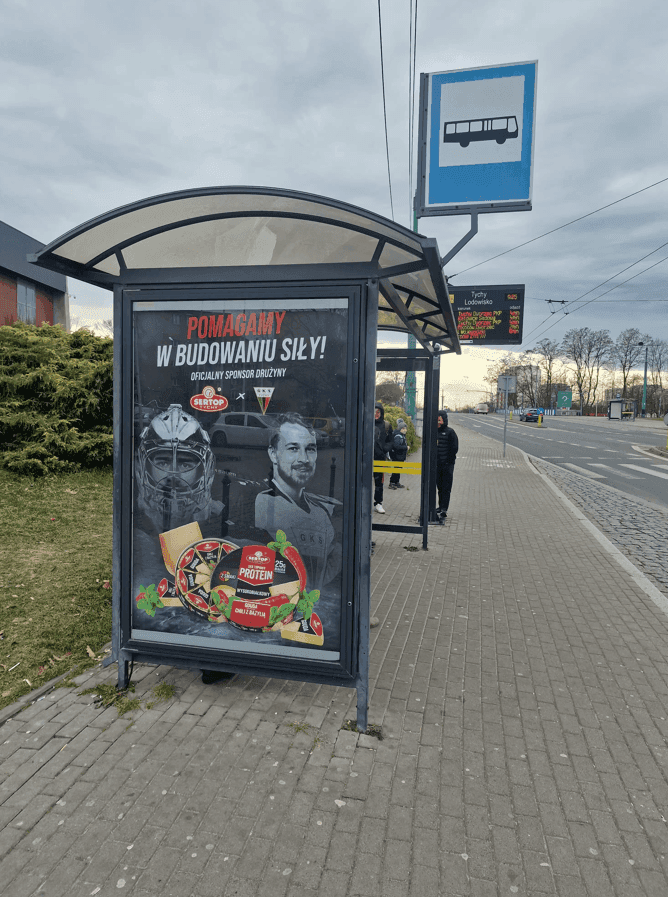 Citylight na przystanku