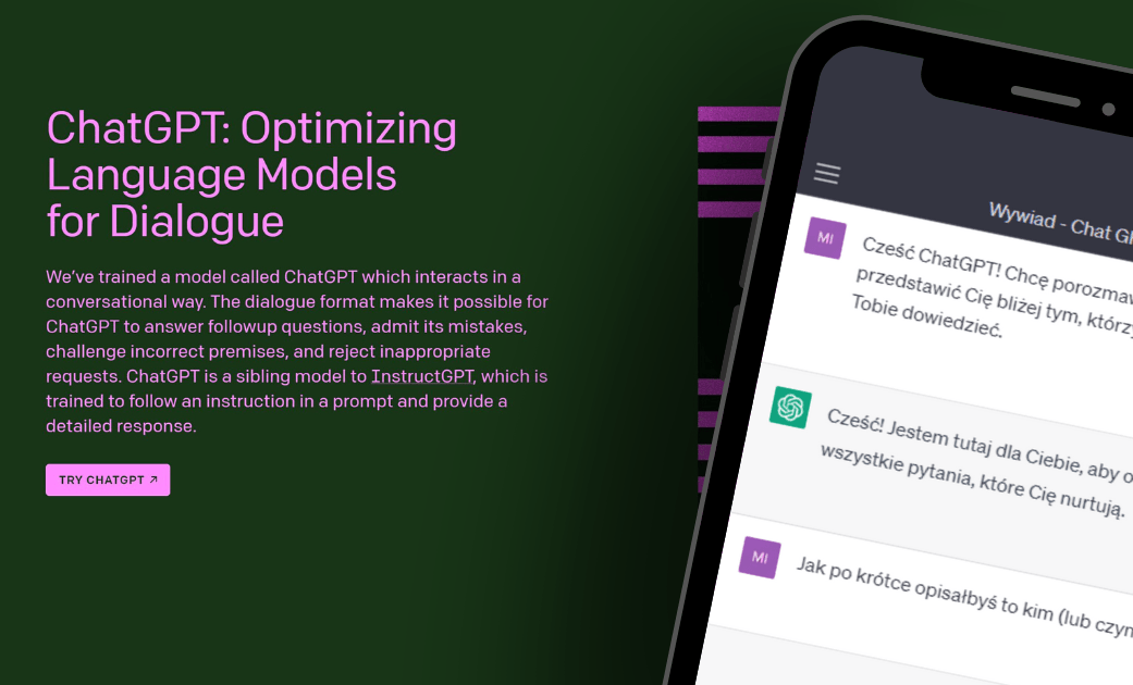 Co ma do powiedzenia sztuczna inteligencja? Wywiad z ChatGPT